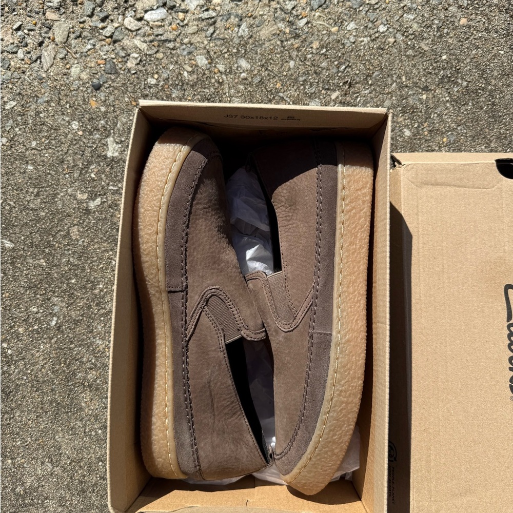 Women’s Clark’s Brown Barleigh Slip on Shoes